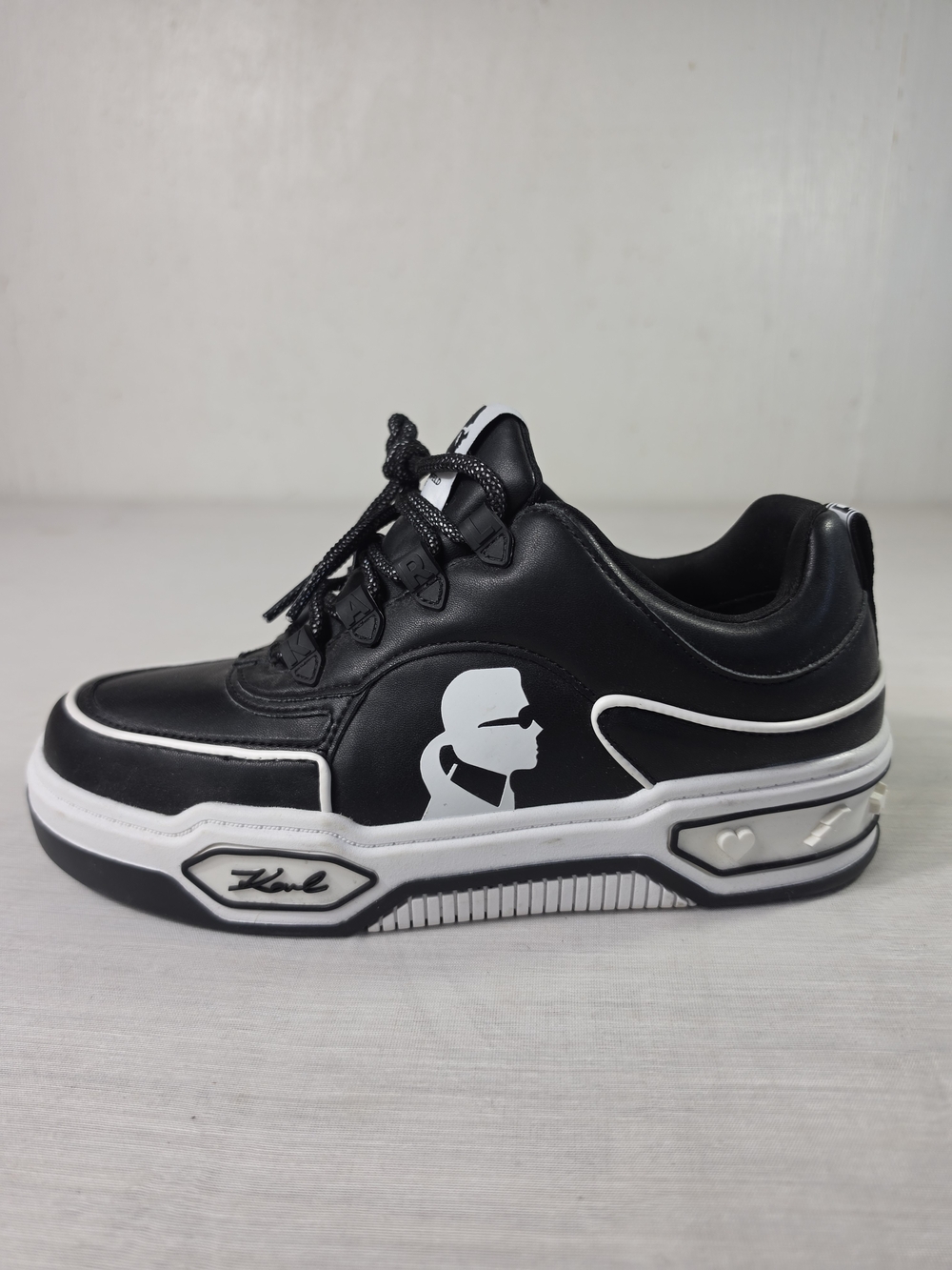 Karl Lagerfeld Black Sneaker Size 7.5